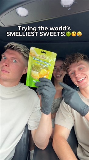 🤢😂When we tried THE WORLD’S SMELLIEST SWEETS! What should we try next?!😂🤢 #reels #viral #satisfying #asmr #explorepage #candies #funny #tastetest | Poppin Candy