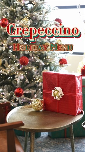 4K views · 884 reactions | Our NEW Holiday Menu at Crepeccino is now available!   Santa Crepe  Peppermint Hot Chocolate Latte  Peppermint Mocha | Crepeccino café & creperie | Facebook