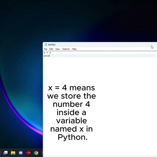 How to make a variable in python