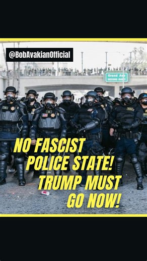 19 reactions · 40 shares | No Fascist Police State! Trump Must Go...