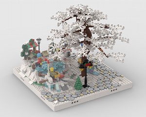 LEGO MOC-199131 Winter Village - Display for sets 40424   40416 (Seasonal 2024)