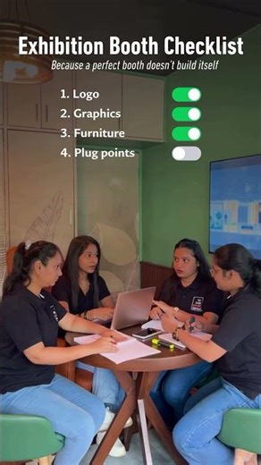 The Checklist Behind Every Flawless Exhibition #boothdesign #exhibitiondesign #exhibition