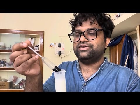 Testing purity of milk 🥛at home using lactometer