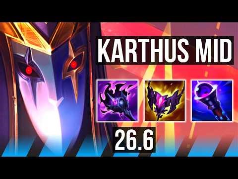 KARTHUS vs AKALI (MID) | EUW Master | 26.6