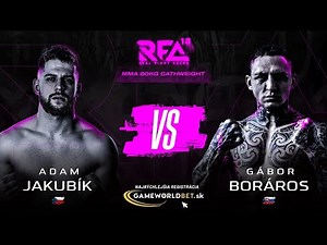 Gábor BORAROS VS Adam JAKUBÍK (MMA) | RFA18 Žilina