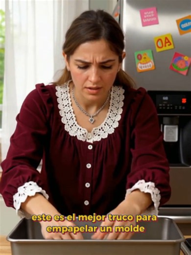🫢🎂🍰 Con este tip tus recetas NO se pegarán en la charola 😱🍰 Dale play ▶️ y descúbrelo 👇✨ #viralpost2026シ #reelviral #tips #reposteria #Postres #tippastelera #pastel #pasteleria #empapelar