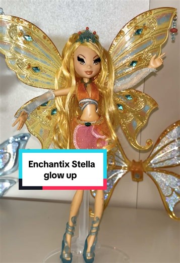 Stella Glam Magic Enchantix Doll Glow Up After Hair Wash