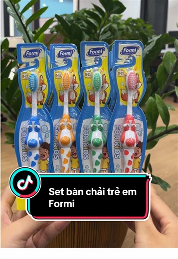 SET BÀN CHẢI QUỐC DÂN CHO BÉ#Formi #banchaitreem #mevabe#chamsocrangmieng#banchai