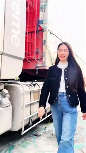 Female tractor driver