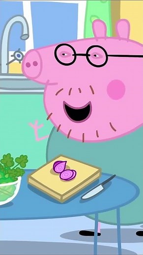 Onions Make Daddy Pig Cry! #peppapig #peppatales #shorts