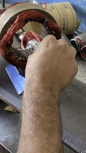 Working on an Electric Motor #repairs #motor #workshop #electric #electricmotor #fixingthings #tools #toolbox | Voov Restoration