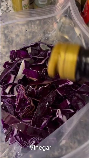Very simple but super healthy and delicious purple cabbage recipe!