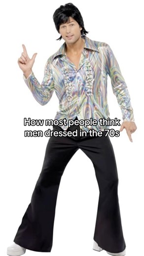 These 70s costumes are inaccurate… #1970s #fashion #mensfashion