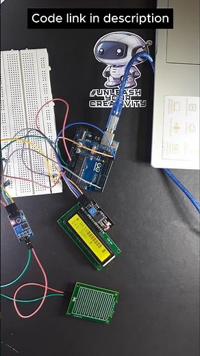💧 Rain Sensor with LCD Display | Arduino Weather Detector 🌦️