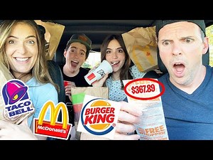 Letting STRANGERS DECIDE WHAT WE EAT FOR A DAY!!