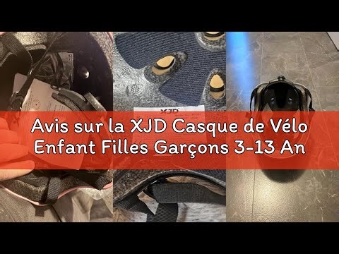 Avis sur la XJD Casque de Vélo Enfant Filles Garçons 3-13 Ans Casque Enfant Roller CE en Certificati