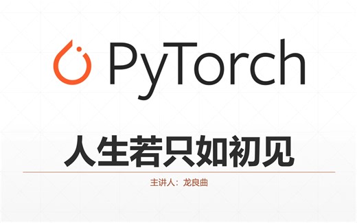 强推！【深度学习Pytorch框架】龙良曲PyTorch入门到实战（附课程源码）全150讲，绝对通俗易懂！_人工智能、深度学习、机器学习算法