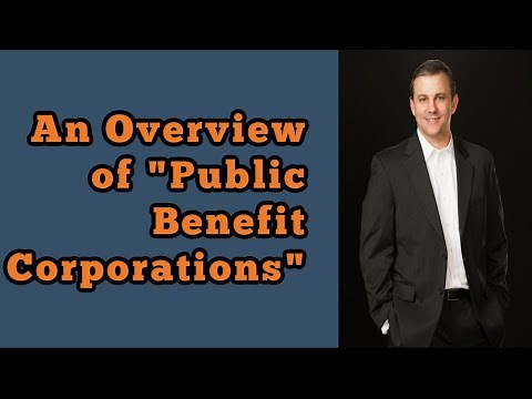 An Overview of "Public Benefit Corporations"