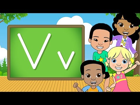 The Letter V | Alphabet A-Z | Jack Hartmann Alphabet Song