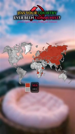 Was your country ever been communist? #mapping #mapper #communist #communism #geography #world