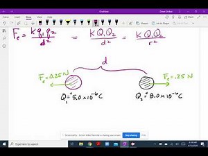 Coulomb's Law Solving for Distance