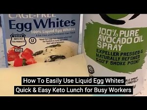 Liquid Egg Whites Recipe. How to Use Liquid Egg Whites. Quick & Easy Keto Meal. Within 5 Minutes!