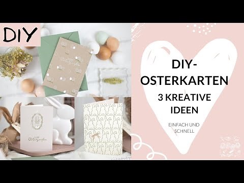 DIY Easter card crafting with Our Little Craft Room - Make your own Easter cards