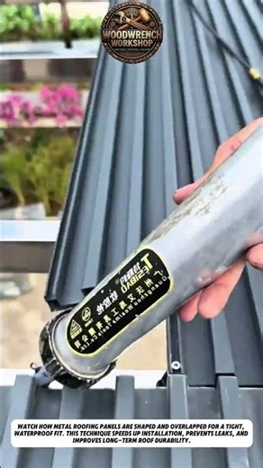 Smart Metal Roof Overlap Trick | Fast Leak-Proof Installation