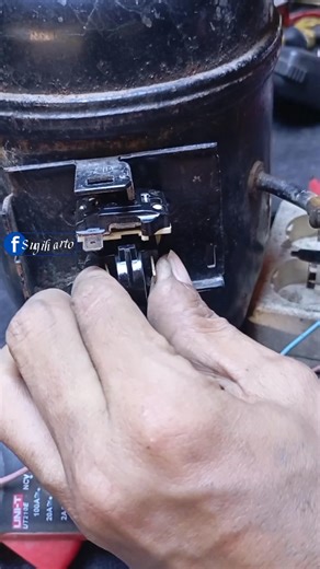 Getting to know the refrigerator compressor pin,,👌 #tricks #solutions #service #compressor #followers | Sugih Arto