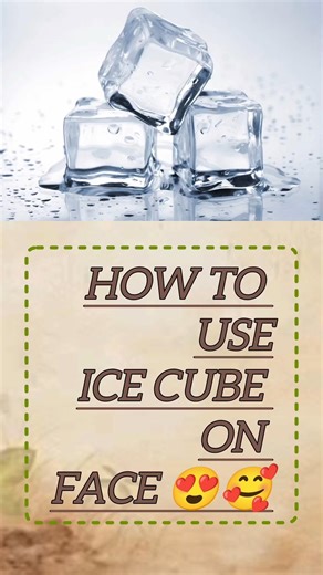 How to use Ice cube on face #ice #massage #uses #glowingskin #skincare #viral #icecube #trending diy