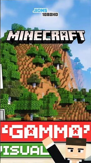 NEW FEATURE! HOW TO SET "GAMMA" VIBRANT VISUALS! #minecraft #shorts