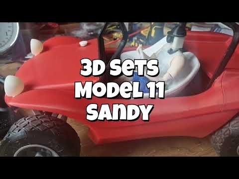 Sandy RC Model 11 3D Sets Car from 3D printer