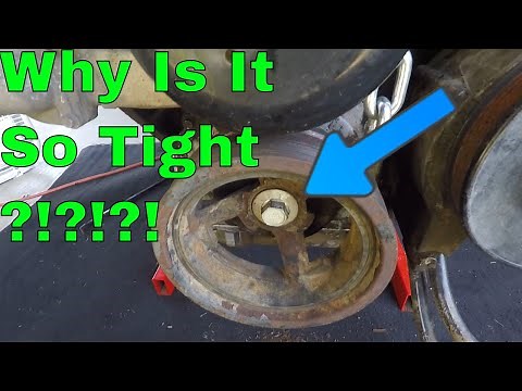 LS Harmonic Balancer Bolt Removal | Crank Bolt Removal