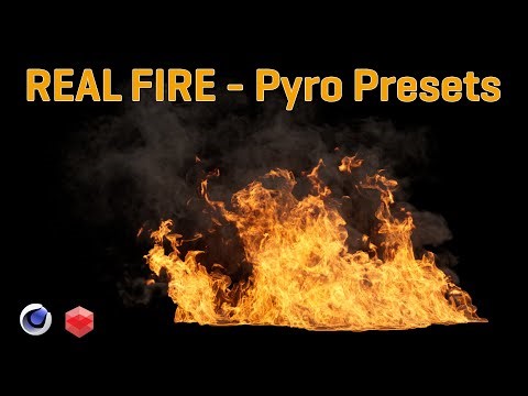 REAL FIRE: Pyro Templates for Cinema 4D and Redshift