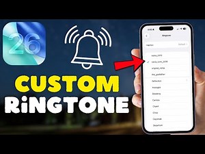 How to Set Custom Ringtone on iPhone (iOS 26)