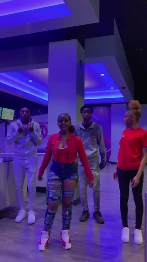 Engaging Dance Routine with Friends in a Fun Setting