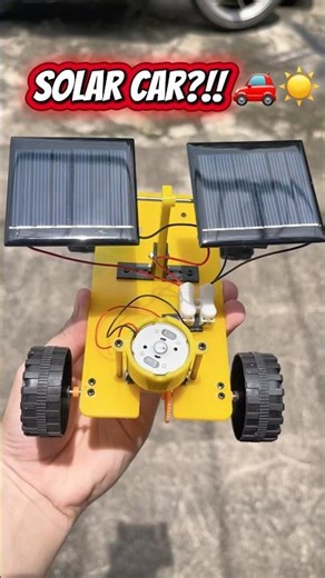 Super Solar Car – Runs Smoothly with Just Sunlight!!! ☀️🚗