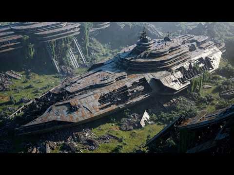 Abandoned Giant Spacecraft Restoration Into $1B Futuristic Spaceship | ASMR