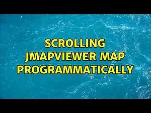 Scrolling JMapViewer map programmatically