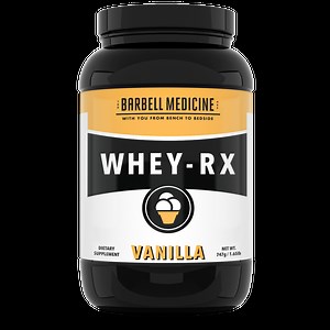 Whey-Rx Vanilla Protein Isolate Powder
