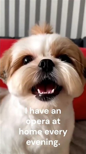 POV: You live with a professional Opera Singer 🎤🐶