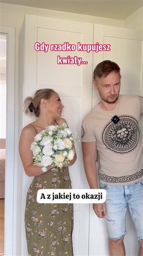 Gdy rzadko kupujesz kwiaty… #śmieszne #humor #polskihumor #kwiaty