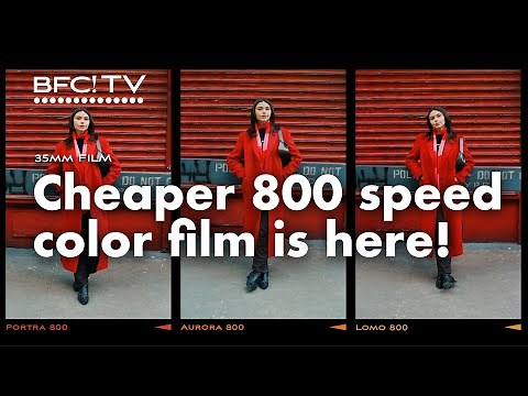 Meet Aurora 800! Shooting 35mm color film just got cheaper. Portra 800 and Lomo 800 comparisons!