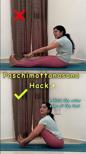 How to do Paschimottanasana #yoga #motivation #flexibility #shorts #yogapractice