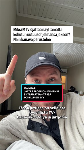 Putouksen korvaajaksi hankittu floppiohjelma joutuu tauolle - tässä syy, jota kanava ei kehtaa sanoa ääneen. #televisio #maikkari #putous