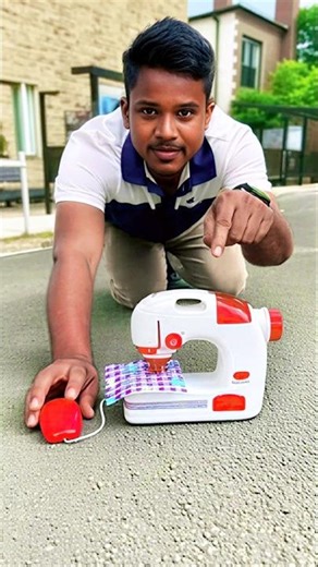 Mini Portable Electric Sewing Machine #shorts