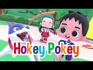 Hokey Pokey | Nursery Rhymes for Kids (8-minutes loop with lyrics)