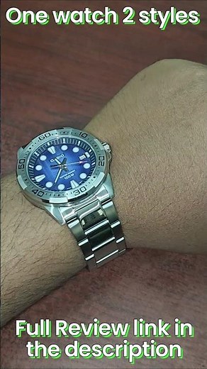 Casio New released Diver Style Watch || Stainless Steel Bracelet and Resin strap Swap || Under 3000