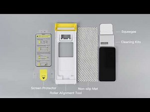 JETech Installation Guide for Samsung Galaxy Screen Protector with Roller Compartment Tool