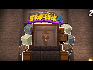 Unearthed Villager WORK FOR YOU!! Stoneblock 4 Minecraft Modpack | EP 2